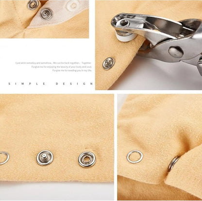 🔥HOT SALE 49% OFF✨100 pcs Invisible Colored Metal Buckle & Manual Pressure Pliers Kit