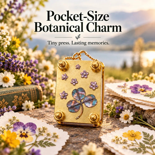 🌸Pocket-Sized Mini Flower Press – Preserve Tiny Blooms & Nature Memories 🌿