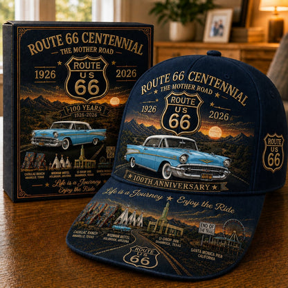 🚗- U.S. Route 66 Centennial 100th Anniversary Cap