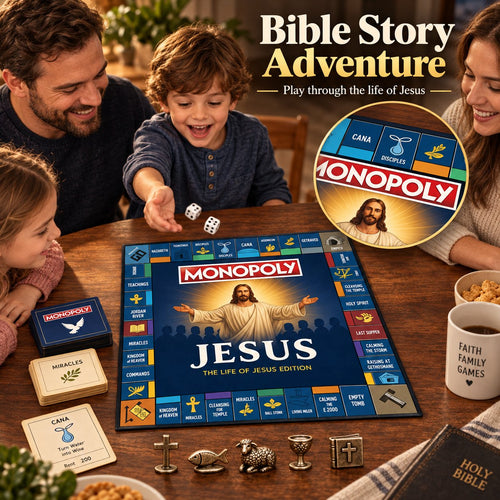 ✝️ Play Through the Life of Jesus – Faith Family Board Game