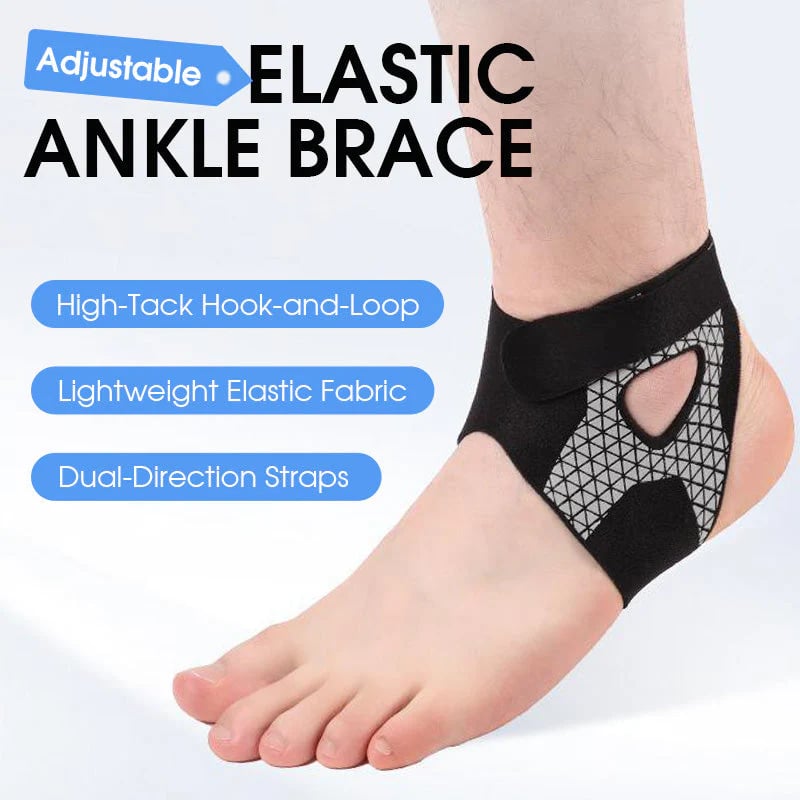 ⏳ 50% OFF Today ⏰ Adjustable Elastic Ankle Brace 🦶 Comfortable Support for Sports, Walking & Daily Use