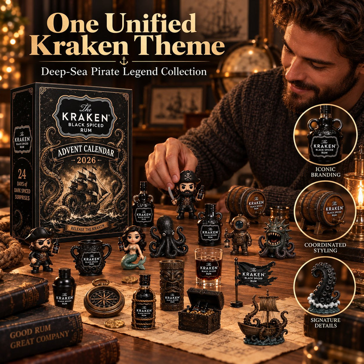 Deep Sea Pirate Advent Calendar – 24 Nautical Fantasy Collectibles