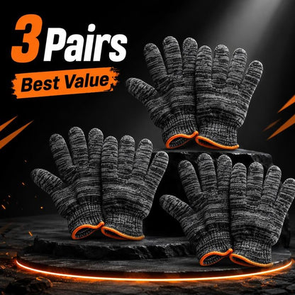 10-Gauge Knitted Durable Protective Work Gloves