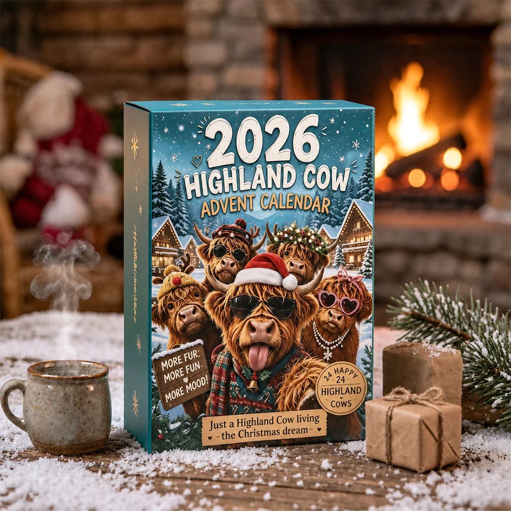 🔥Last Day 49% OFF - 🐂🎁2026 Highland Cow Advent Calendar | Every Day Brings New Surprises(📦Buy 2 Free Shipping)