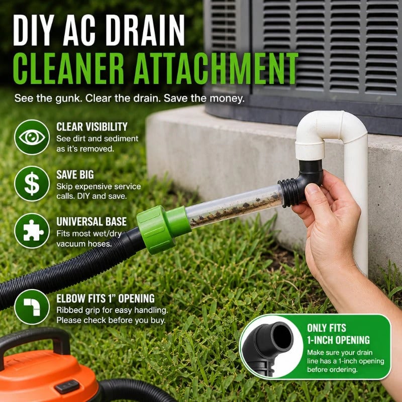 AC Drain Line Cleaner Adapter
