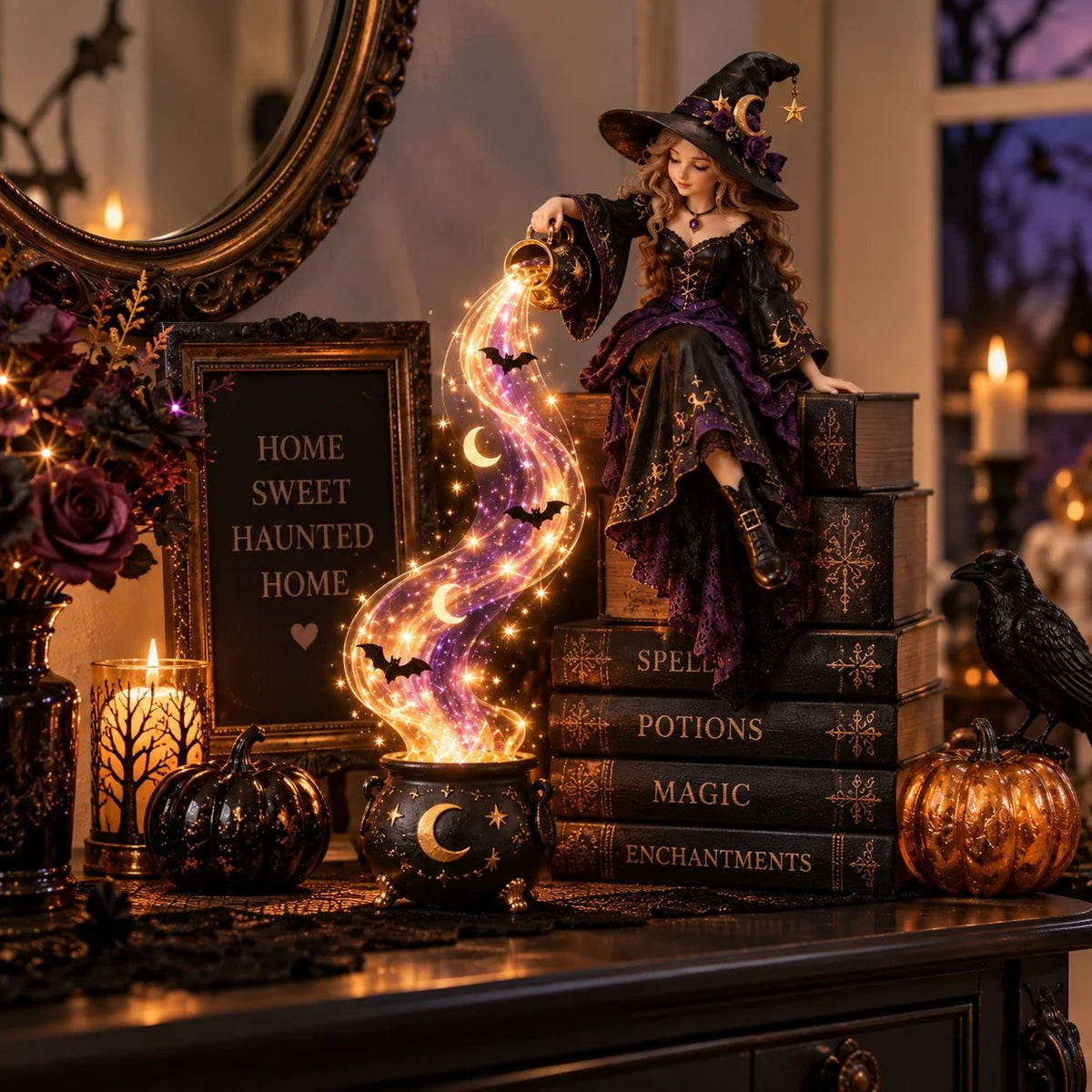 🎃 Halloween Special – Magic Cascade Shelf Light, 5 Styles