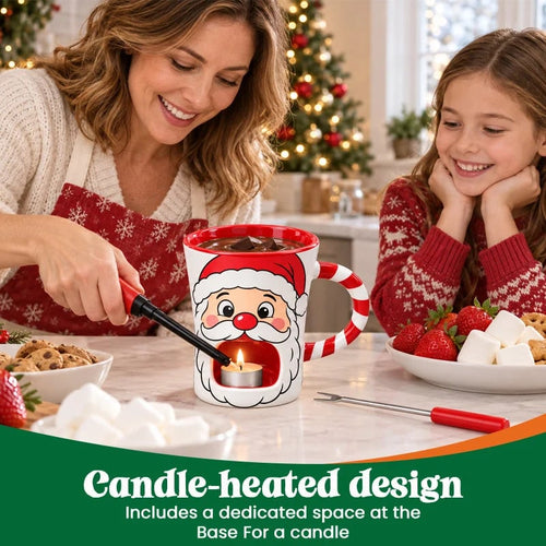 🎅 Christmas Chocolate Fondue Mug | Sweet Holiday Moments