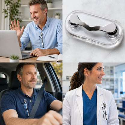 🎉🧲No Damage Clothing Magnetic Glasses Holder(3pcs)