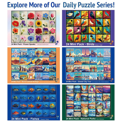 🔥 Last Day 49% OFF - 💐🧩 Flower Speaks Puzzles Advent Calendar | 🌸✨ Your Daily Dose of Floral Joy (📦Buy 2 Free Shipping)