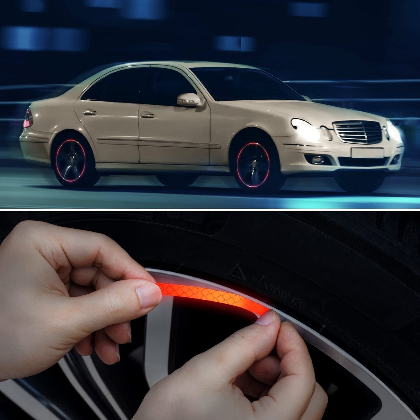 💥💥💥Buy 3 Get 5 Free💥💥💥20 PCS Creative Wheel Hub Rim Reflective Stickers