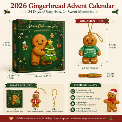 🎄 2026 Gingerbread Advent Calendar