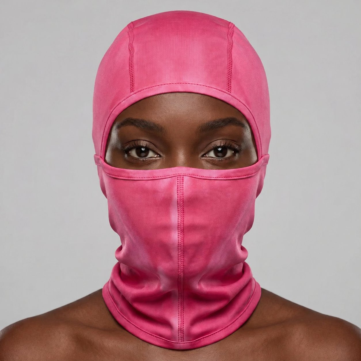 Outdoor Gradient Temperature-Sensitive Color-Changing Balaclava