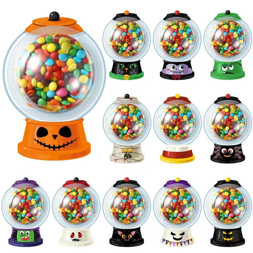 🎃🍬30 PCS Halloween Candy Card Kit with Clear Candy Holders & Adhesive Stickers – DIY Trick or Treat Party Favors