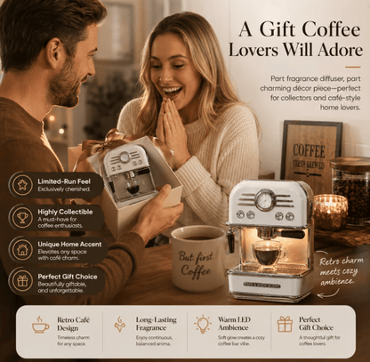 ☕ Retro Espresso Machine Plug-In Diffuser