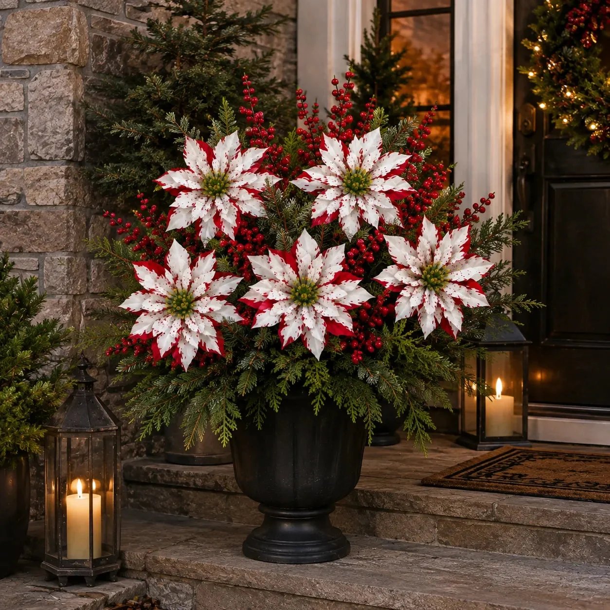 🎉❀Last Day 50% OFF🔥Christmas Poinsettia Planter Inserts