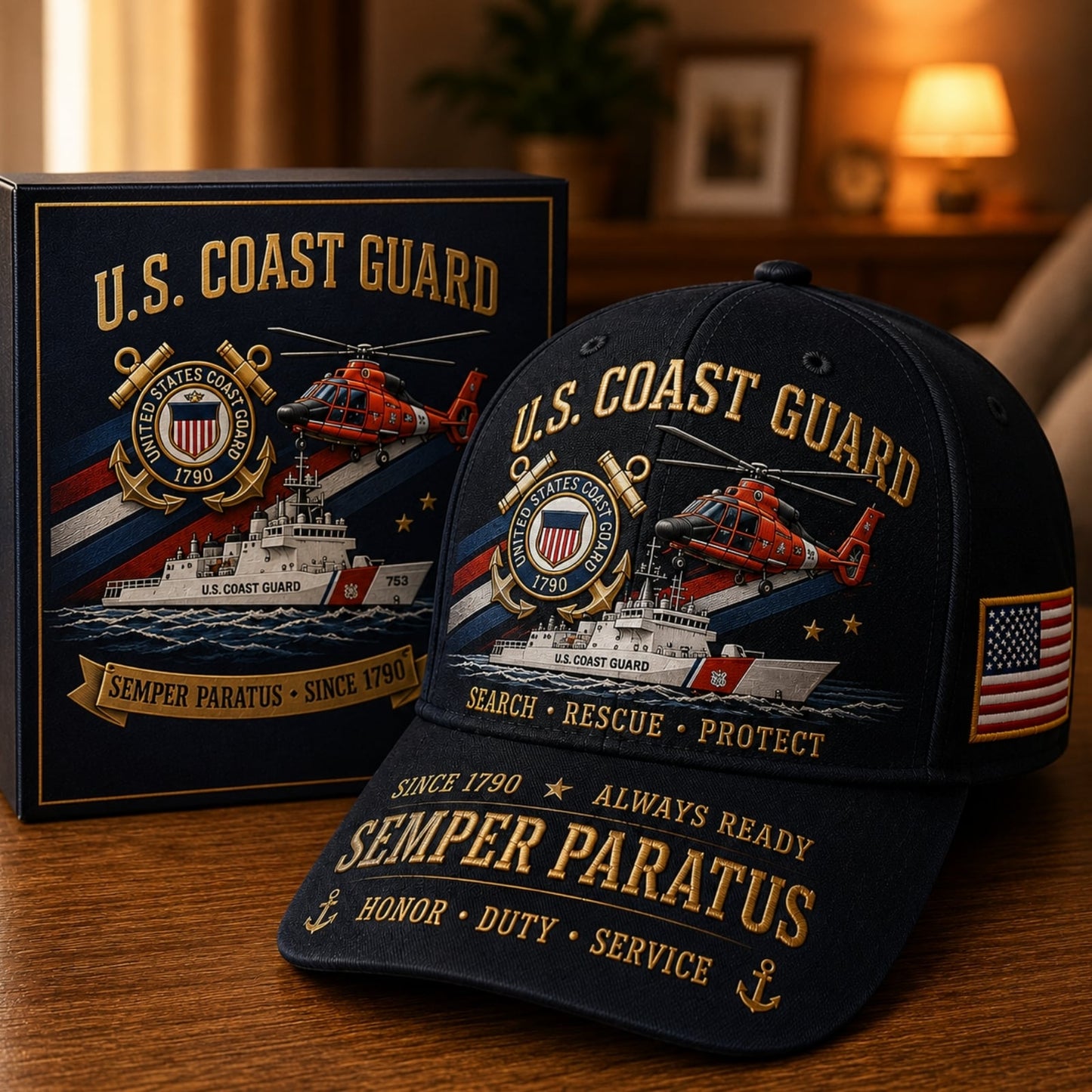 ⚓U.S. Coast Guard Career Commemorative Cap