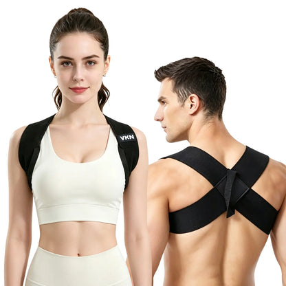 Adjustable Posture Corrector – Comfortable Back Support Brace for Men & Women (XS–XXL)