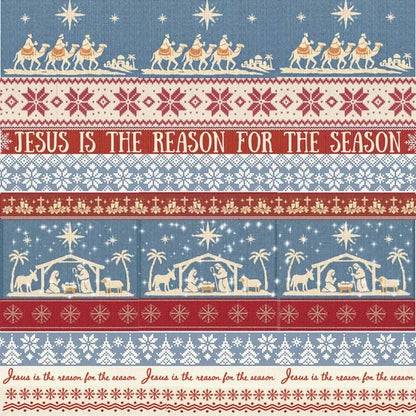 ✝️ Jesus Is The Reason For The Season – Christian Christmas Wrapping Paper 🎄🎁