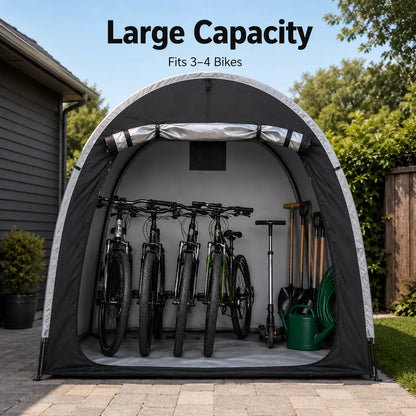 🚲 Outdoor Bike Storage Tent | 3000mm Heavy Waterproof Windproof Shelter 🌧️ For Bicycles, Motorcycles & Garden Outdoor Gear Storage