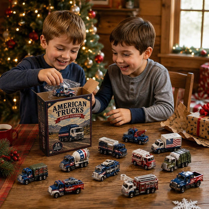 American Truck Fleet Advent Calendar 2026 – 24 Acrylic Truck Ornaments