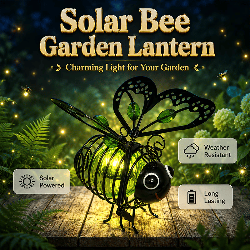🎉🌙🍃🪴 49% OFF! Hanging Solar Bee Light – Warm Amber Glow, Flicker-Free, Perfect for Garden Parties, Camping, or Kids’ Rooms – Spread Joy Day and Night 🌞🌜