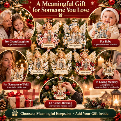 👼🎄Christmas Angel Cash Holder Ornament
