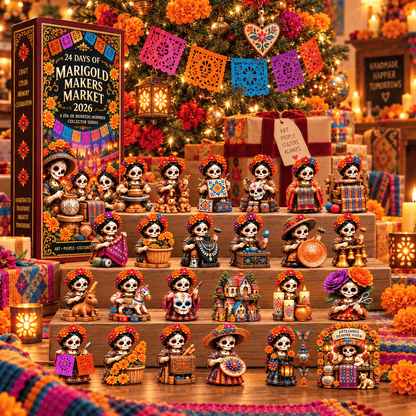 Día de Muertos Collector Advent Calendar – 24 Miniature Figurines