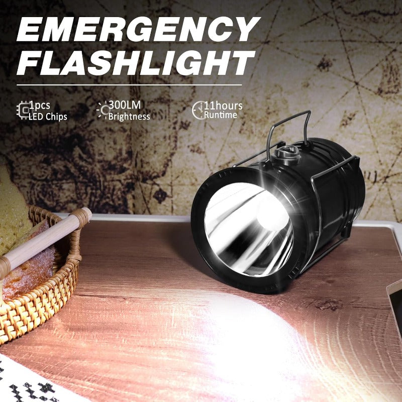 Rechargeable LED Solar Camping Lantern