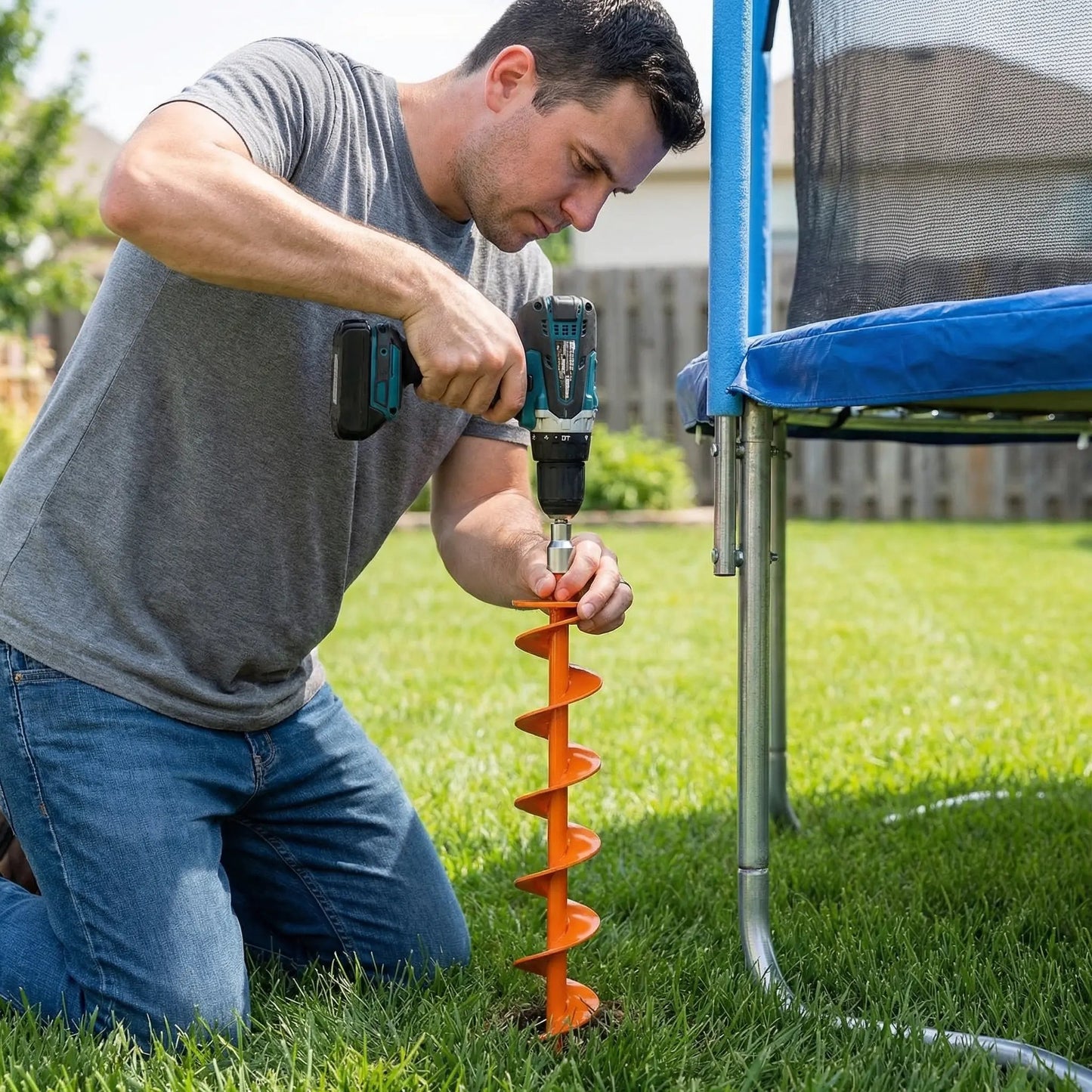 Heavy Duty Spiral Ground Anchor Kit (FREE SHIPPING)
