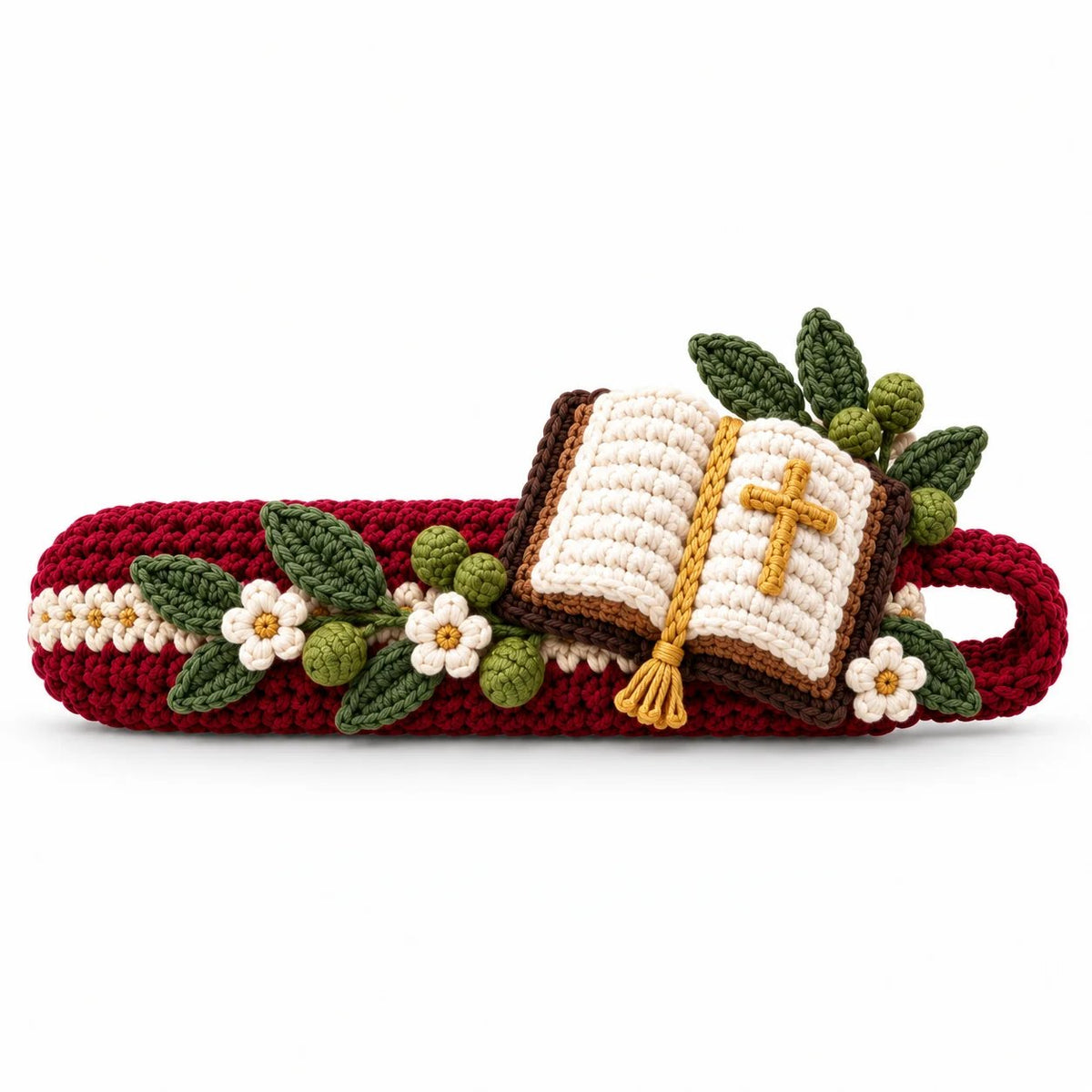 Divine Details: Hand-Crocheted Faith & Blessing Door Handle Covers ✨
