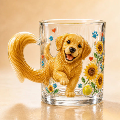 ⏳ Last Day 49% OFF – 🐾 Whimsical 3D Animal Sculpted Glass Mug Collection | 12oz Premium Clear Glass with Raised Animal Figures, Character-Specific Details & Playful Sculptural Accents ✨