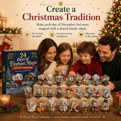24 Days of Elephant Magic Advent Calendar – 24 Collectible Surprises
