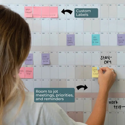 📅Own the Year 2027 GIANT Wall Calendar - Flexible Dry-Erase Material ✍️Design Your Amazing Year!🏃