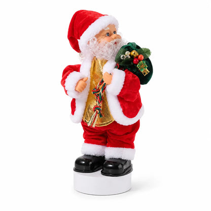 ⏳ Last Day 49% OFF – 🎅 Dancing Santa Claus Musical Christmas Toy Collection | Animated Dancing Motion, Festive Music & 3 Fun Santa Designs for Holiday Displays 🎶✨