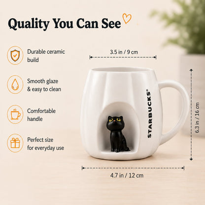 Starbucks Halloween Spooky Kitty Special‑Edition Cat Mug