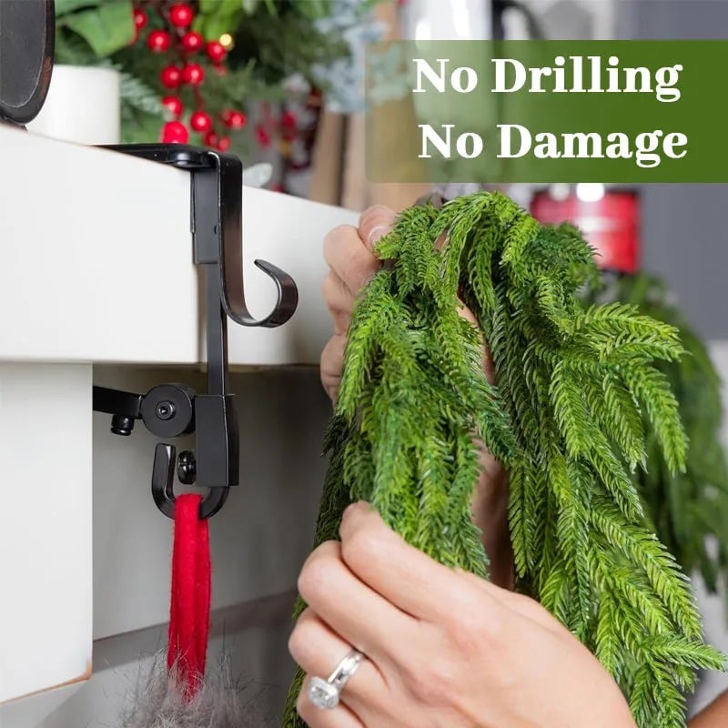 🎅Fireplace Stocking and Garland Hanger