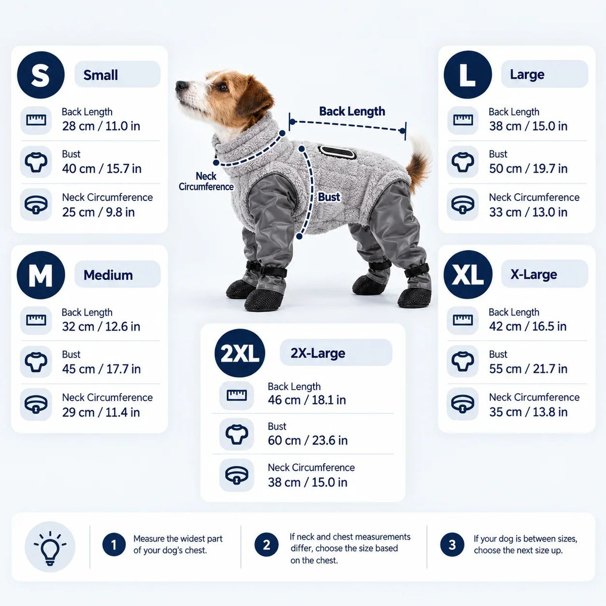 NXNNY™ Dog Paw Protection Suit – All-in-One Weather & Mud Protection