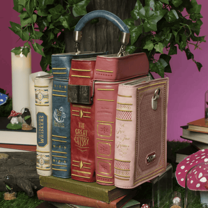 🔥2026 HOT SALE 49% OFF 📚 Vintage Stacked Book Novelty Handbag(📦Buy 2 Free Shipping)