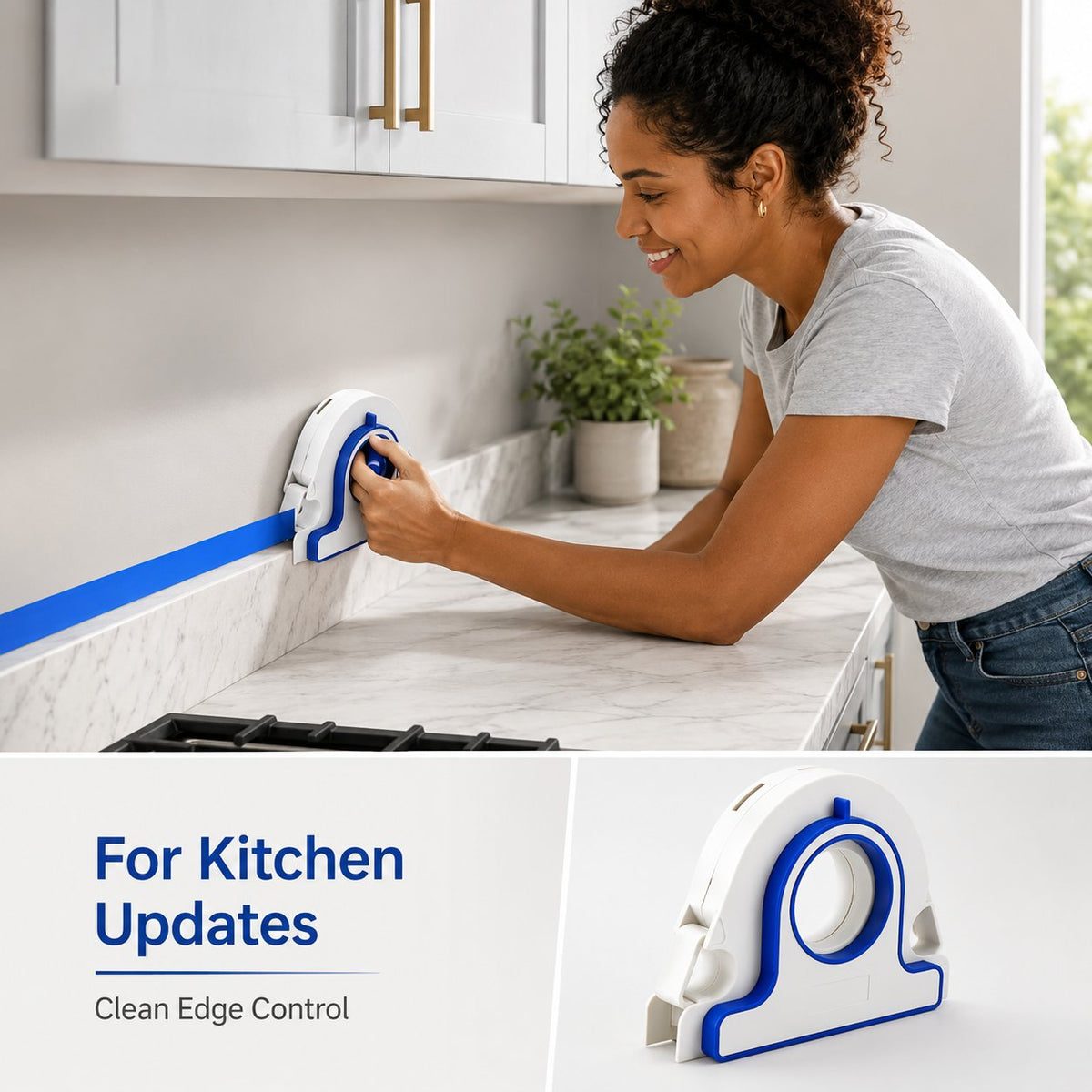 📍High-efficiency Painter Masking Tape Applicator