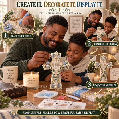 🎄✨ Last Day 49% OFF ✝️ Scripture Cross DIY Kit Collection