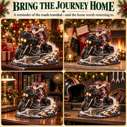 🏍️🎅 Santa’s Ride Home – Christmas Motorcycle Keepsake Collection💨