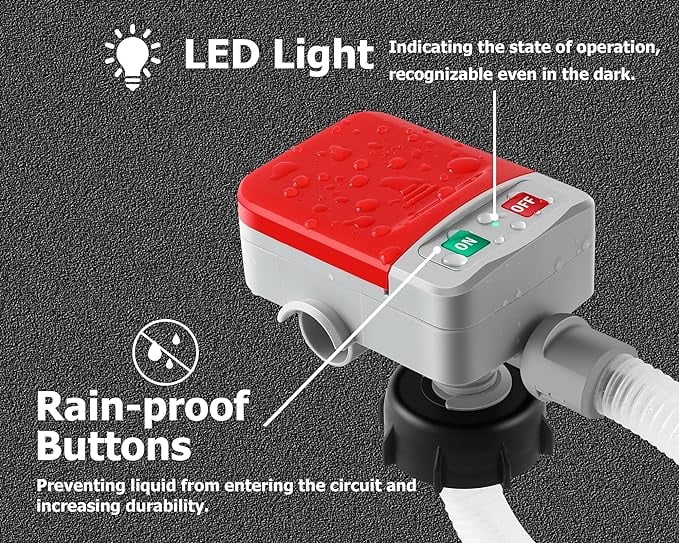 Portable Battery Powered Fuel Transfer Pump