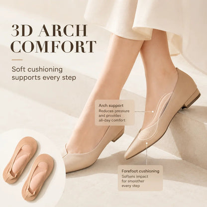 ✨3D Cushioned No-Show Footie Socks with Arch Support