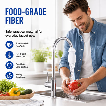 🚰 100 Pack Faucet Filter Bags – Cleaner Water, Less Splash, No Tools Needed