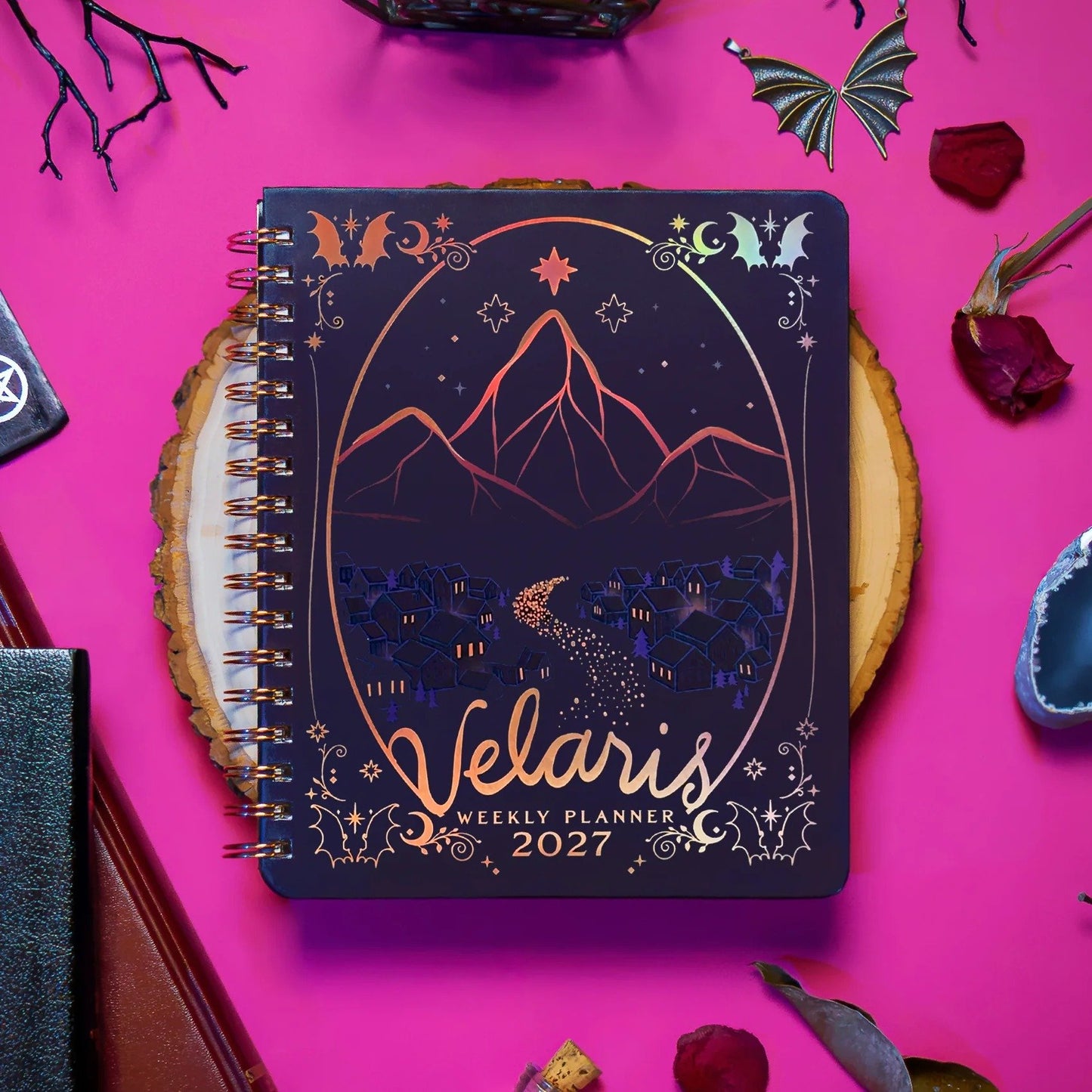 🔥HOT SALE 49% OFF🌙 A Court of Thorns and Roses: Velaris 2027 Weekly Planner ✨ Officially Licensed Fantasy Organizer