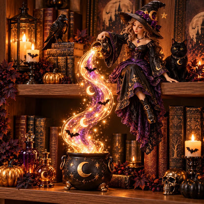 🎃 Halloween Special – Magic Cascade Shelf Light, 5 Styles