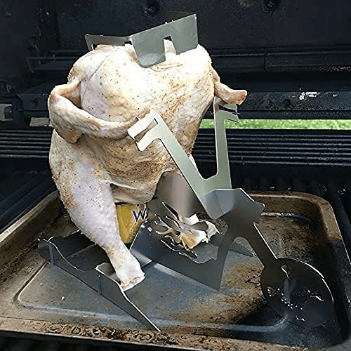 🔥Motorcycle Chicken Roaster For Beer Can Chicken