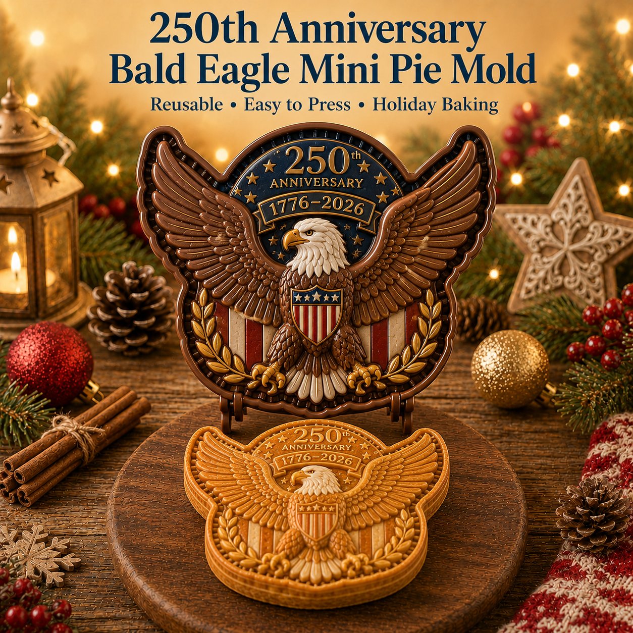 ⏳ Last Day 49% OFF – 🐾 8-Design Animal Mini Pie Mold Collection | Reusable Embossed Molds for Shaping Detailed Highland Cow, Hummingbird, Eagle, Koala & More 🥧✨
