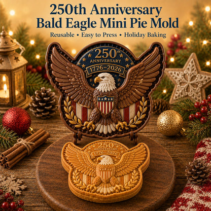 ⏳ Last Day 49% OFF – 🐾 8-Design Animal Mini Pie Mold Collection | Reusable Embossed Molds for Shaping Detailed Highland Cow, Hummingbird, Eagle, Koala & More 🥧✨