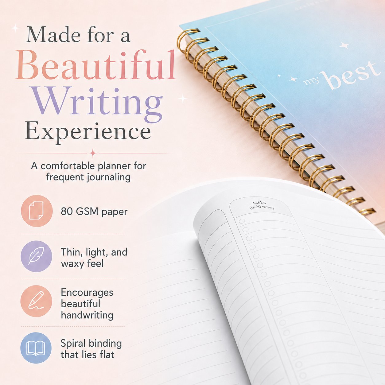 My Best Me Journal™ – A Guided Life Planner for Goals, Growth & Everyday Reflection